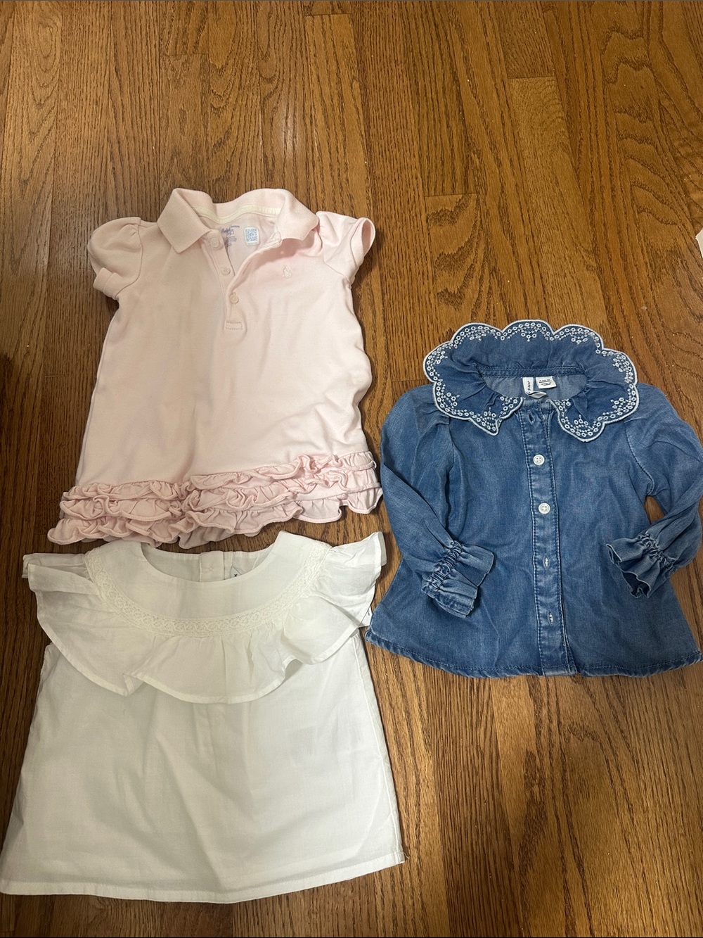 JANIE & JACK AND RALPH LAUREN Tops (6-12 months)
